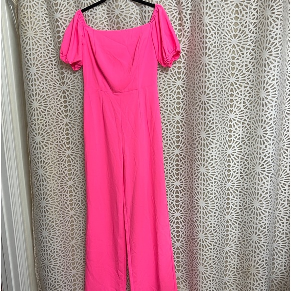 Lily Pulitzer Hot Pink Jumpsuit NWT - Picture 2 of 9